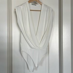Zara Trafaluc White Body Suit